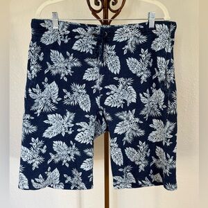 Polo Ralph Lauren Men’s Navy Tropical Lounge Shorts Size XL Cotton